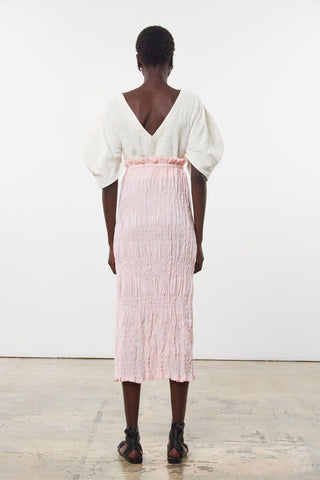 Mara Hoffman Pink Lana skirt in modal (back)